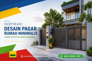 inspirasi desain pagar rumah minimalis