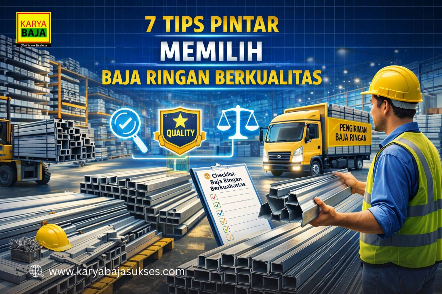 7 Tips Pintar Memilih Baja Ringan Berkualitas