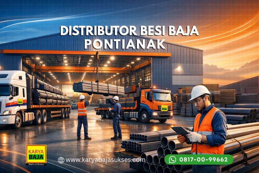 distributor besi baja pontianak