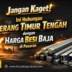 Hubungan Perang Timur Tengah dengan Harga Besi Baja