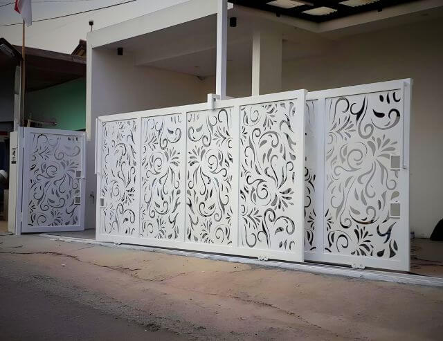 Pagar Besi Minimalis Laser Cutting