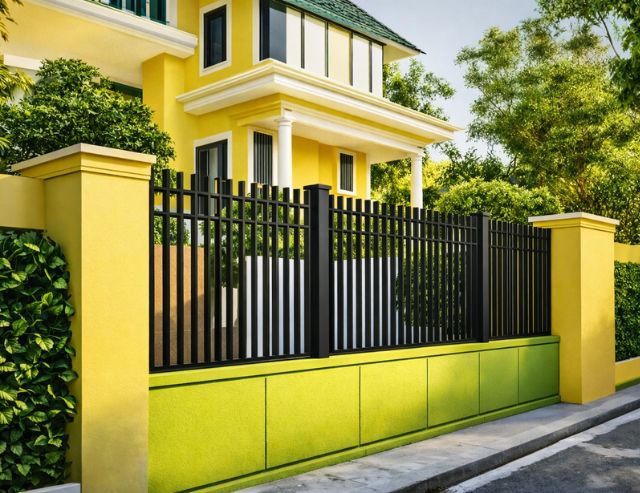 Inspirasi pagar besi vertikal