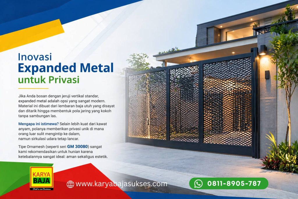 Inovasi Expanded Metal untuk Privasi