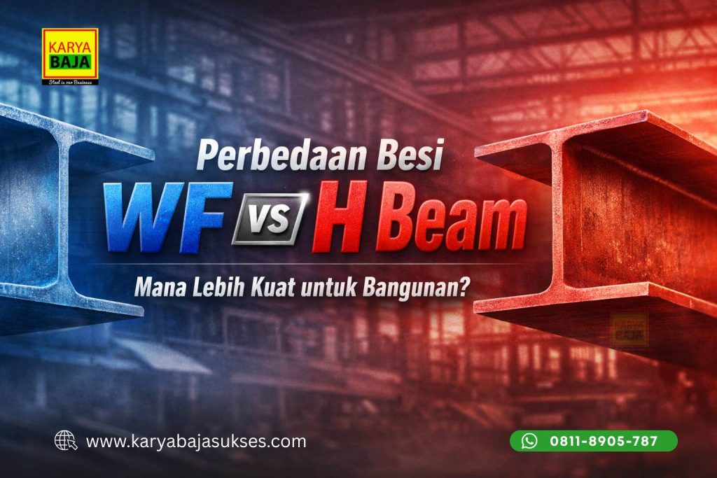 perbedaan besi wf dan h beam