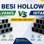 besi hollow galvanis vs hollow hitam