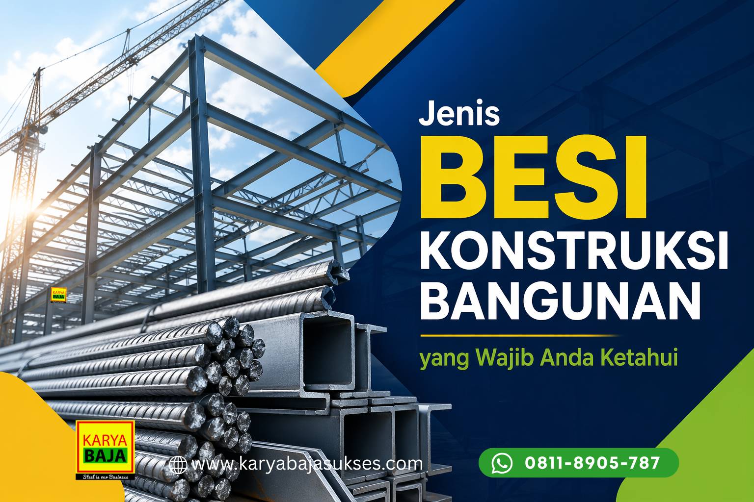jenis besi konstruksi bangunan